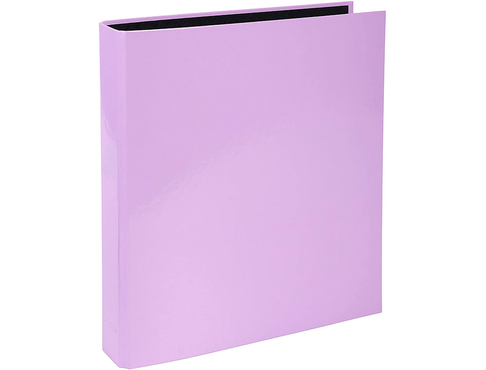 CLASSEUR EXACOMPTA AQUAREL 4 ANNEAUX D 25MM A4 CARTON PELLICULE COLORIS PASTEL ASSORTIS BLEU JAUNE CORAIL MAUVE VERT