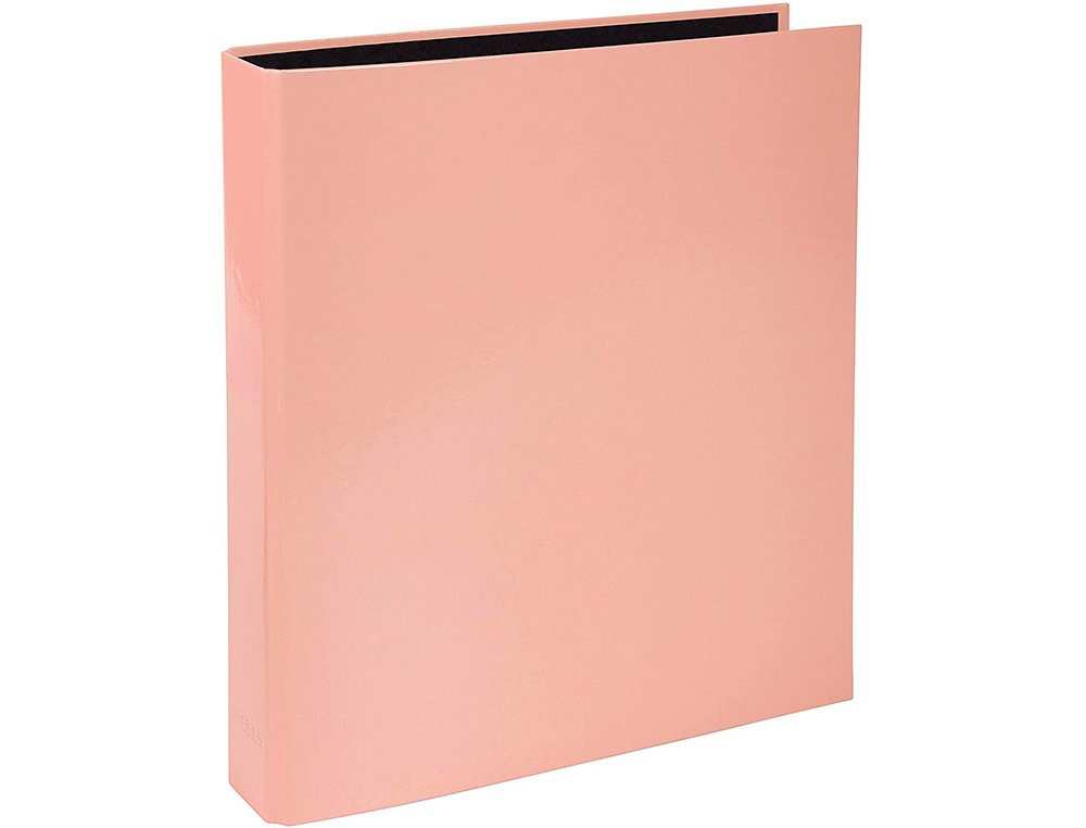 CLASSEUR EXACOMPTA AQUAREL 4 ANNEAUX D 25MM A4 CARTON PELLICULE COLORIS PASTEL ASSORTIS BLEU JAUNE CORAIL MAUVE VERT