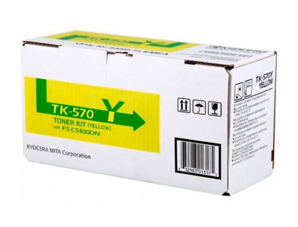 TONER KYOCERA TK570Y FS-5400 JAUNE
