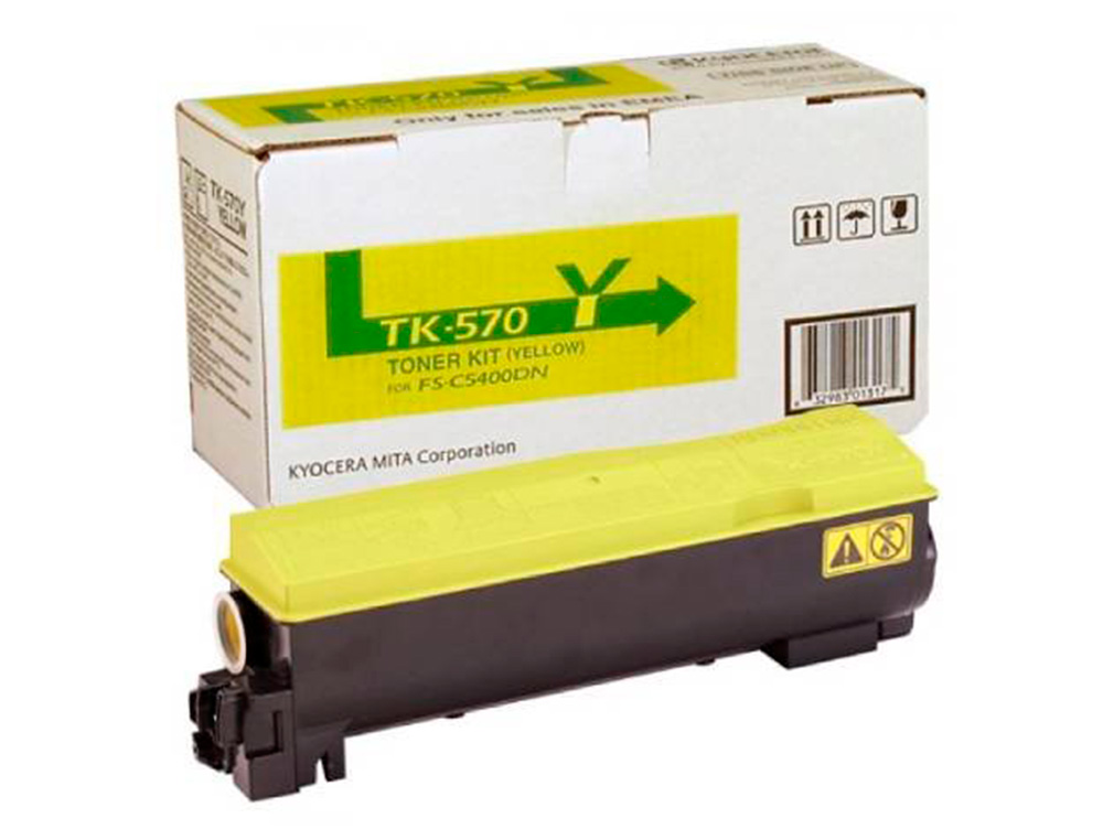 TONER KYOCERA TK570Y FS-5400 JAUNE