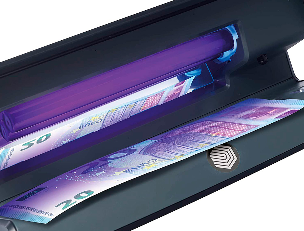 DETECTEUR SAFESCAN FAUX BILLETS ET DOCUMENTS MODE DETECTION UV 50 COLORIS NOIR