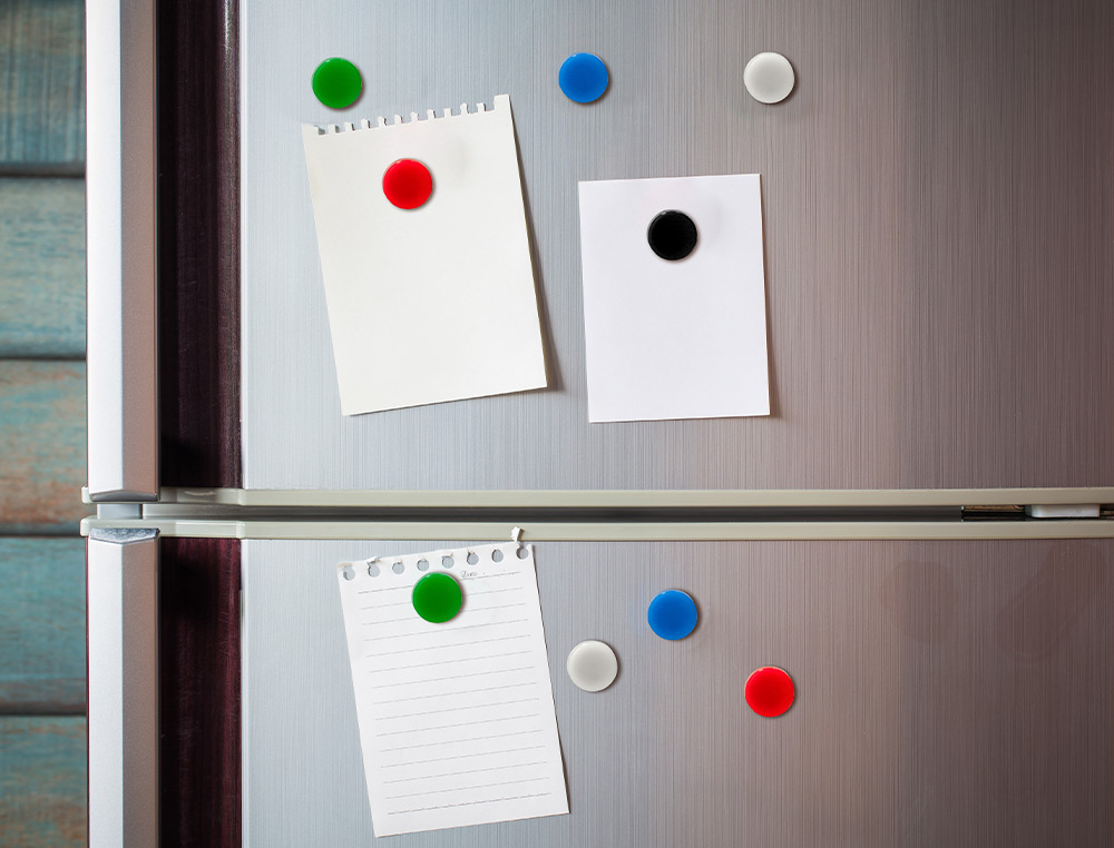 AIMANT LIDERPAPEL ECOUSE PP 25MM POUR TABLEAUX MAGNETIQUES COLORIS ASSORTIS BOITE 10 UNITES