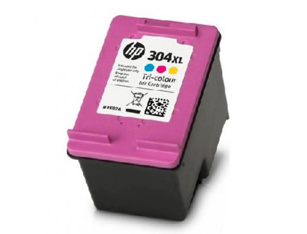 CARTOUCHE HP 304XL JET D'ENCRE N9K07AE 3 COULEURS CYAN/MAGENTA/JAUNE 300P