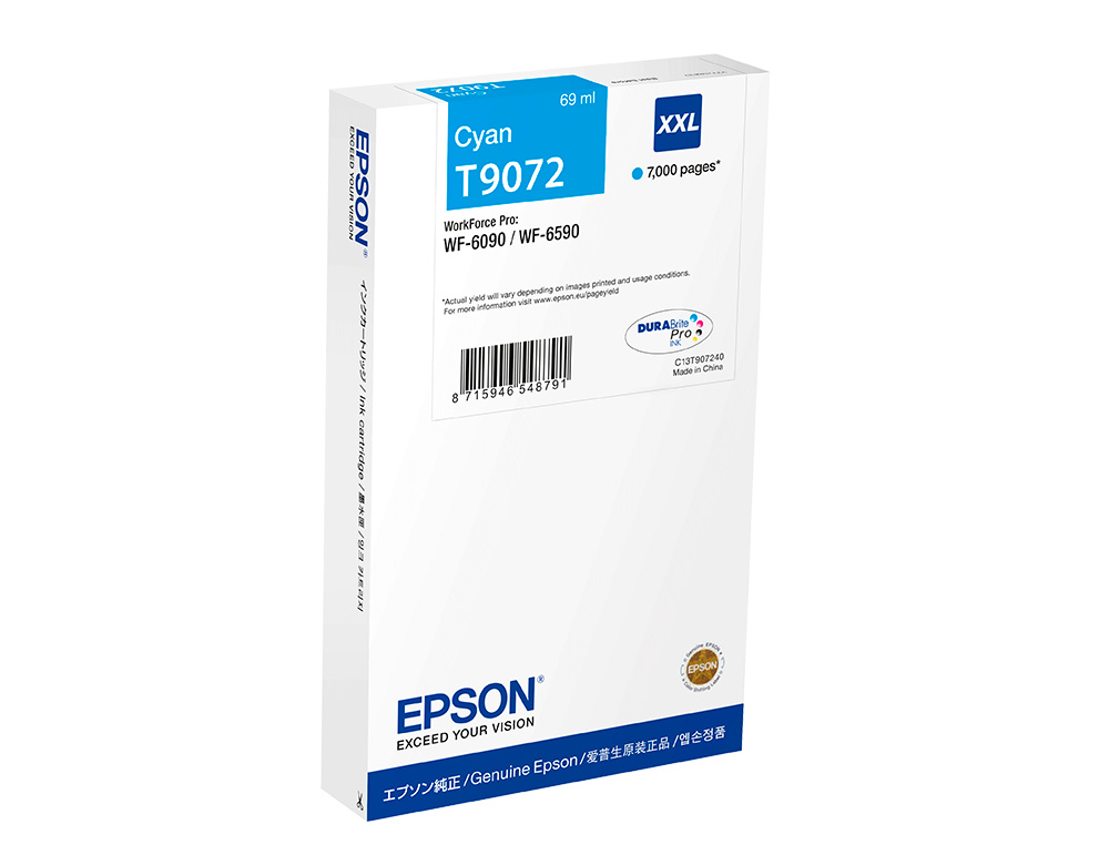 CARTOUCHE ENCRE  EPSON WF-6XXX XXL CYAN