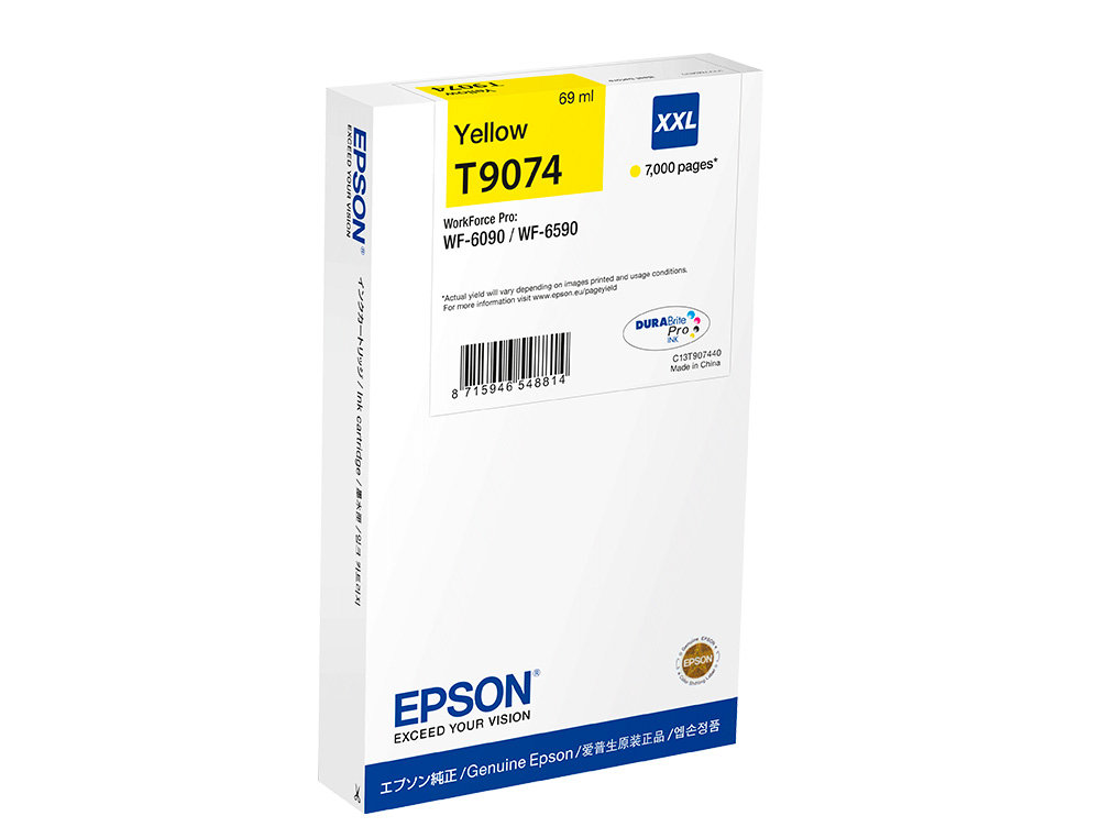 CARTOUCHE ENCRE EPSON WF-6XXXáXXL JAUNE
