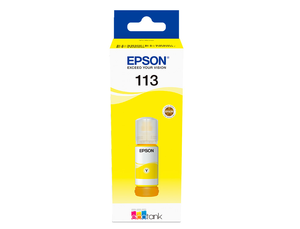 CARTOUCHE ENCRE EPSONá ECOTANK 113 SERIES JAUNE