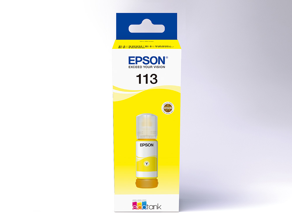 CARTOUCHE ENCRE EPSONá ECOTANK 113 SERIES JAUNE