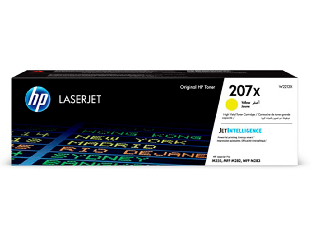 CARTOUCHE HP LASERJET 207X-W2212X  COULEUR JAUNE    2450 PAG