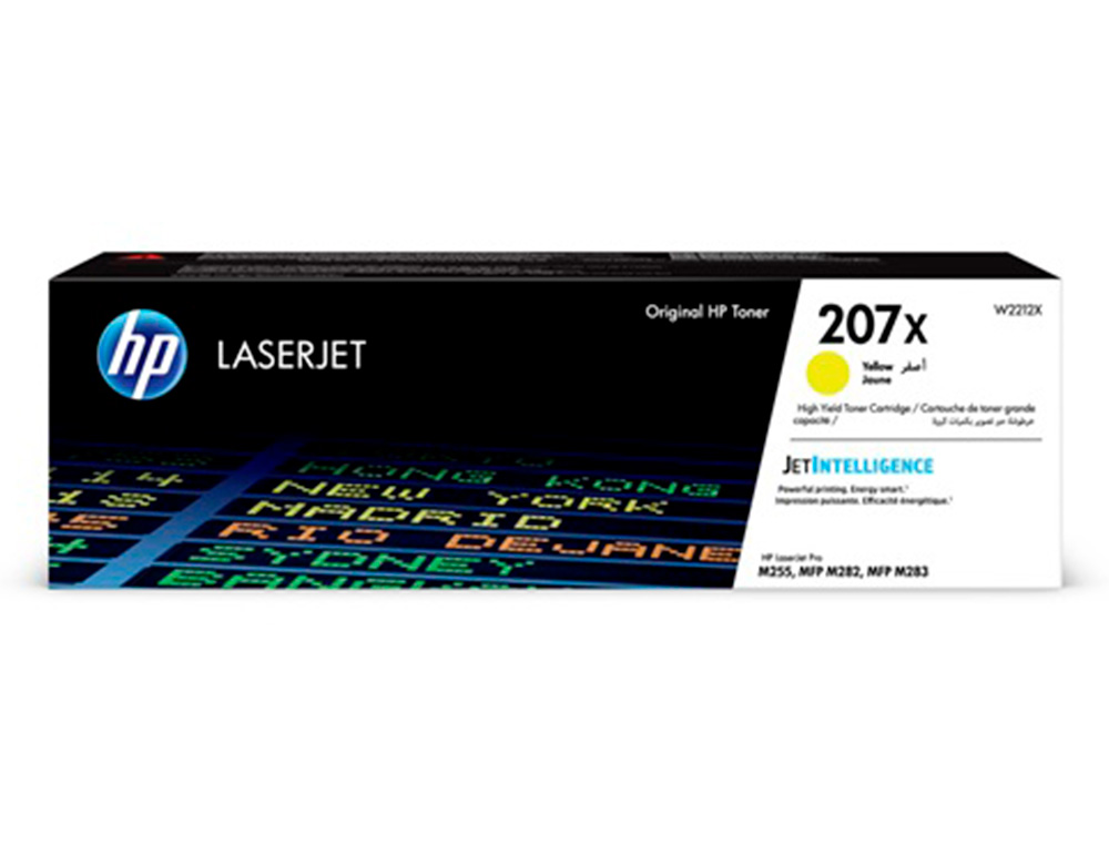 CARTOUCHE HP LASERJET 207X-W2212X  COULEUR JAUNE    2450 PAG