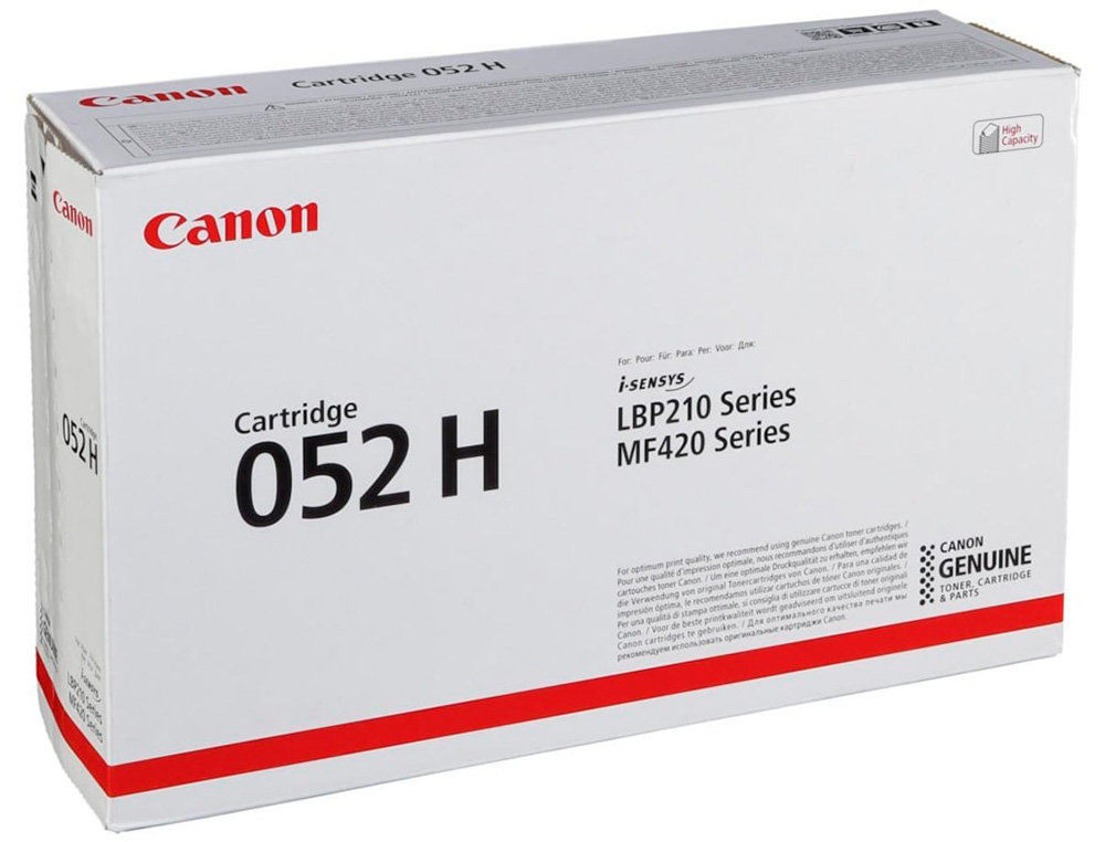 CARTOUCHE LASER CANON CRG 052H COULEUR NOIR 9 200 PAG