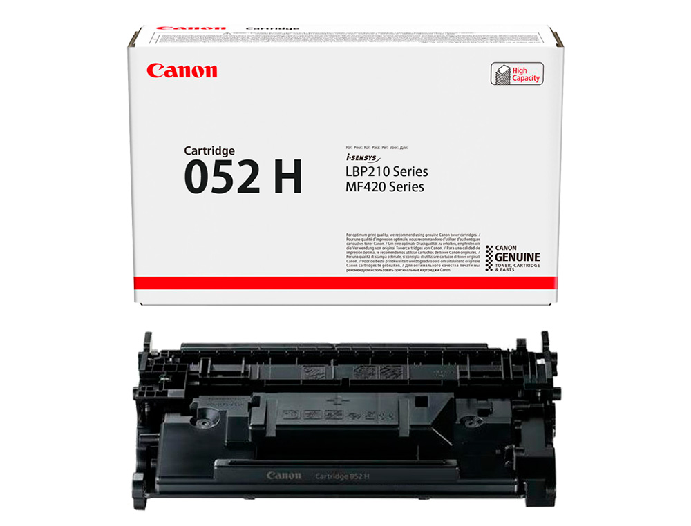 CARTOUCHE LASER CANON CRG 052H COULEUR NOIR 9 200 PAG