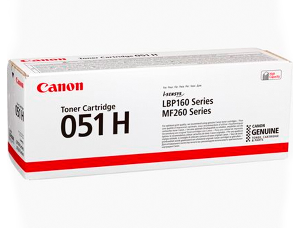 CARTOUCHE LASER CANON CRG 051H COULEUR NOIR 4100 PAG