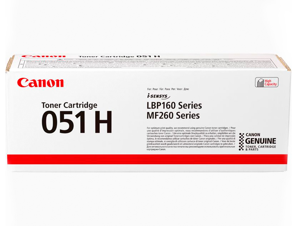 CARTOUCHE LASER CANON CRG 051H COULEUR NOIR 4100 PAG