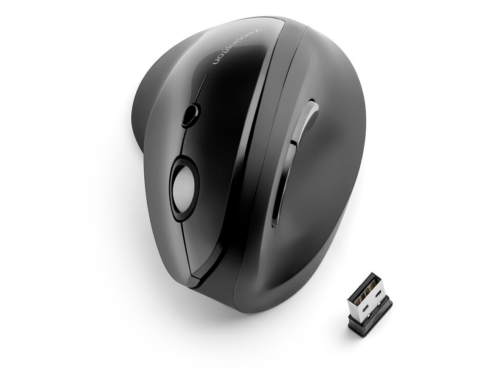 SOURIS KENSINGTON SANS FIL DESIGN VERTICAL ERGONOMIQUE POR FIT 2,4GH. 4 BOUTONS