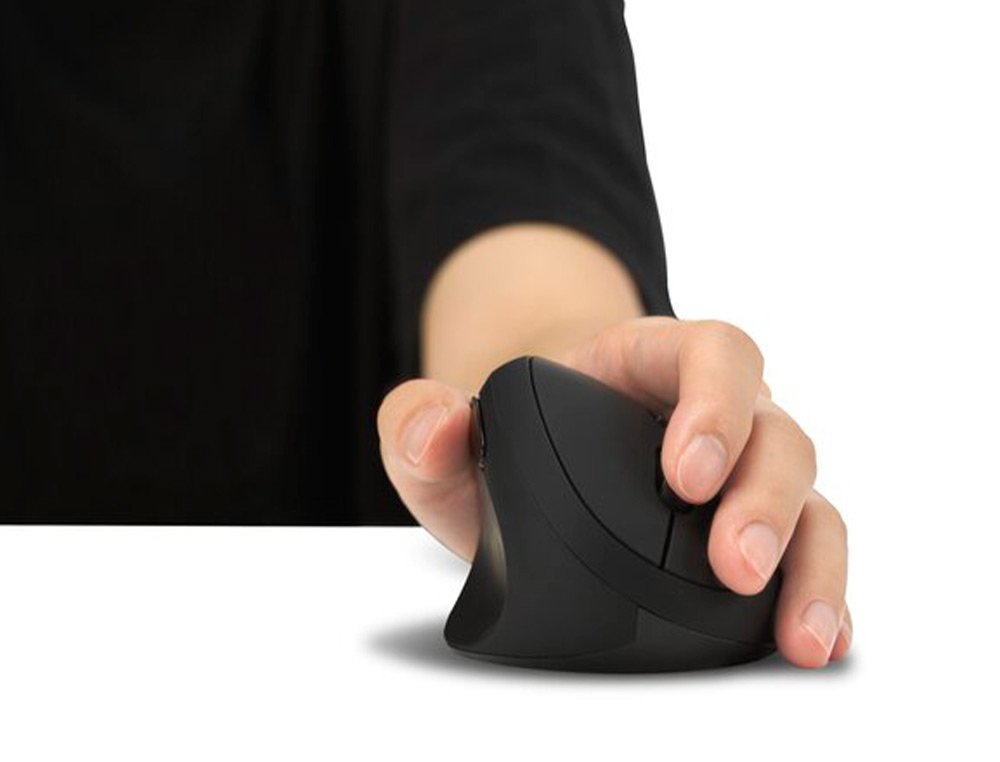 SOURIS KENSINGTON SANS FIL DESIGN VERTICAL ERGONOMIQUE POR FIT 2,4GH. 4 BOUTONS
