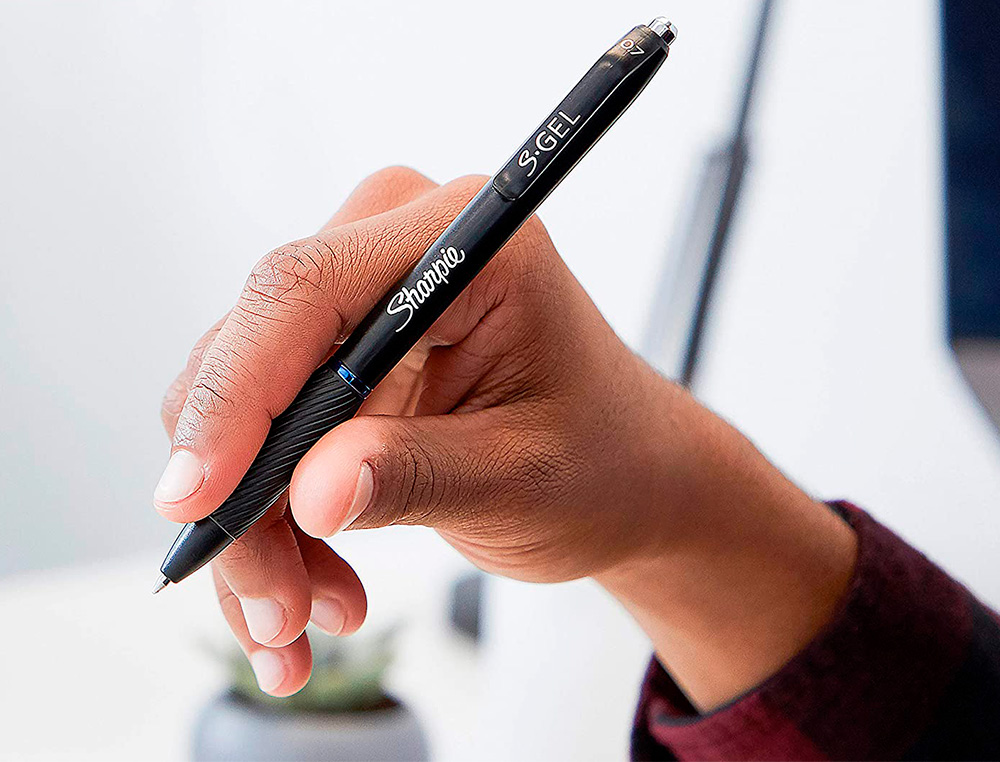 STYLO GEL SHARPIE GEL POINTE MOYENNE 0.7MM ENCRE ROUGE