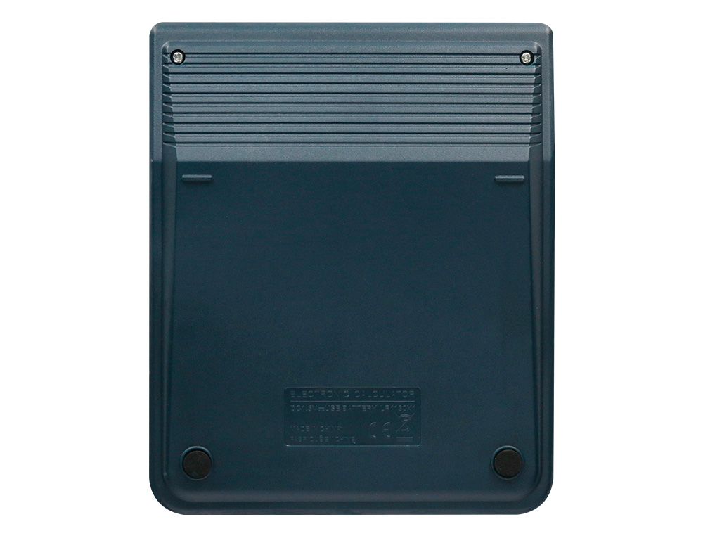 CALCULATRICE DE BUREAU LIDERPAPEL XF17 8 CHIFFRES SOLAIRE ET PILES 127X105X24 MM COLORIS BLEU