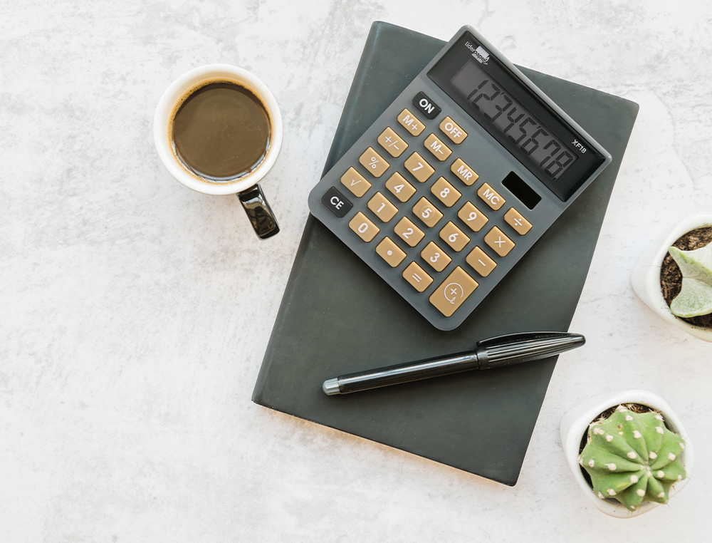 CALCULATRICE DE BUREAU LIDERPAPEL XF18 8 CHIFFRES    SOLAIRE ET PILES 127X105X24   MM COLORIS GRIS