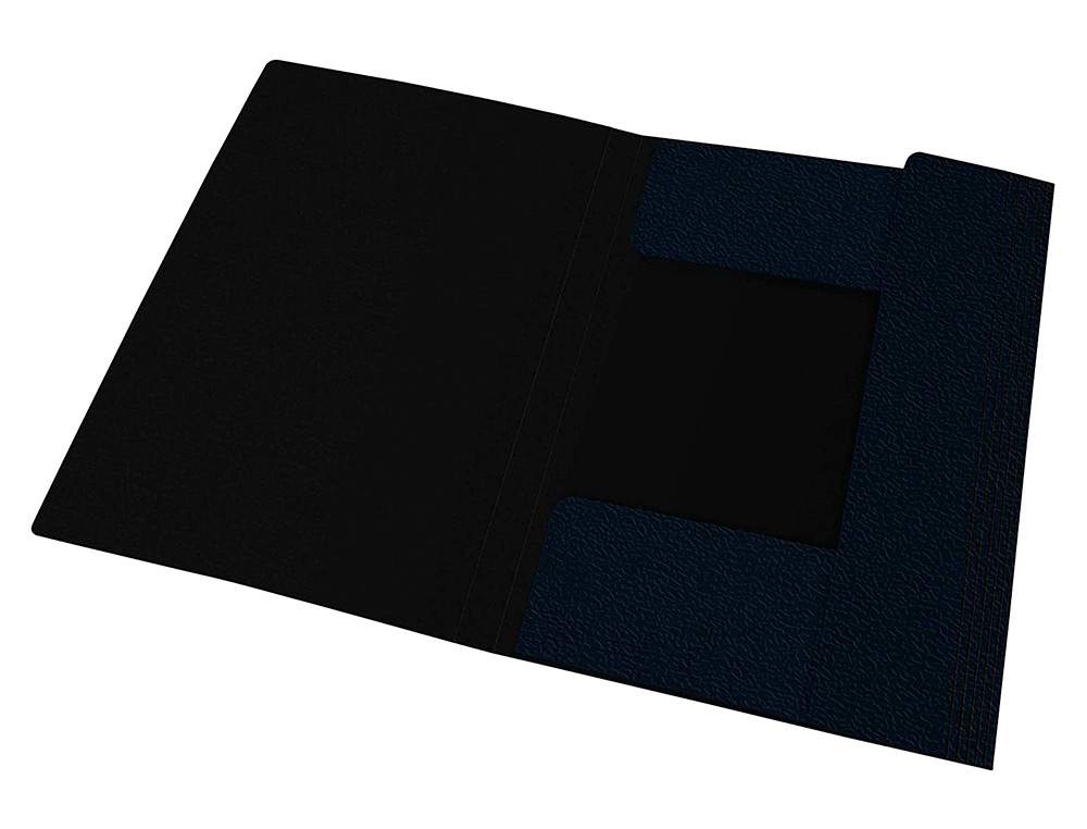 CHEMISE ELASTIQUE 3 RABATS OXFORD EUROFOLIO+ A4 NOIR