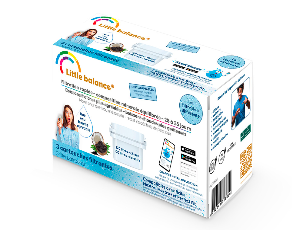 PACK DE 3 CARTOUCHES FILTRANTES 120L. CHLORE 100   L. CALCAIRE