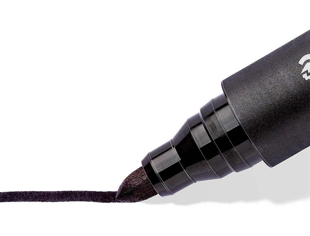 MARQUEUR STAEDTLER PERMANENT DRY SAFE 352 LUMOCOLOR POINTE OGIVE 2MM ASSORTIE ETUI DE 4