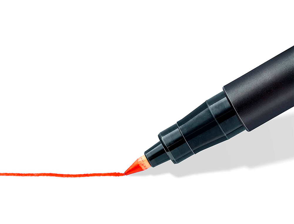 MARQUEUR STAEDTLER PERMANENT DRY SAFE LUMOCOLOR  318       POINTE FINE 0,6MM COLORIS     ASSROTIS ETUI DE 6 FEUTRES