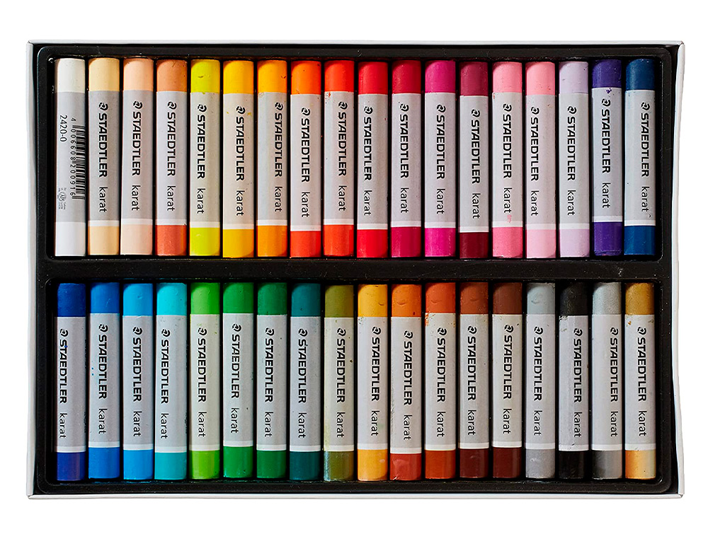 CRAYONS CIRE STAEDTLER 2420 EDITION DESIGN JOURNEY PASTEL A L HUILE COLORIS ASSORTIS ETUI DE 36