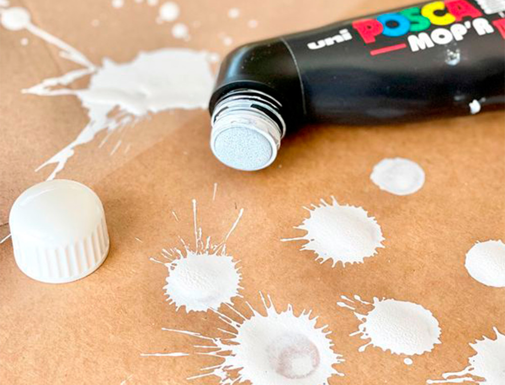 MARQUEUR POSCA PEINTURE POINTE RONDE COLORIS BLANC