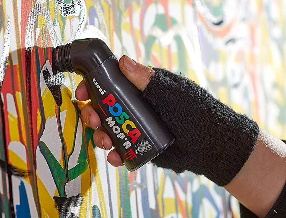 MARQUEUR POSCA PEINTURE POINTE RONDE COLORIS BLANC