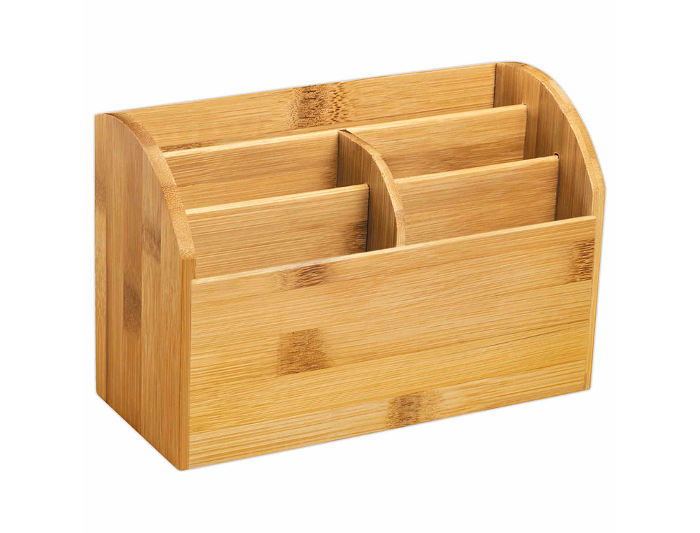 MULTIPOT CEP BAMBOU 5 COMPARTIMENTS 22,7X9,7X15CM