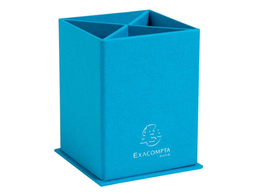 POT A CRAYONS CARRE EXACOMPTA TEKSTO ASSOR 4 COMPATIMENTS