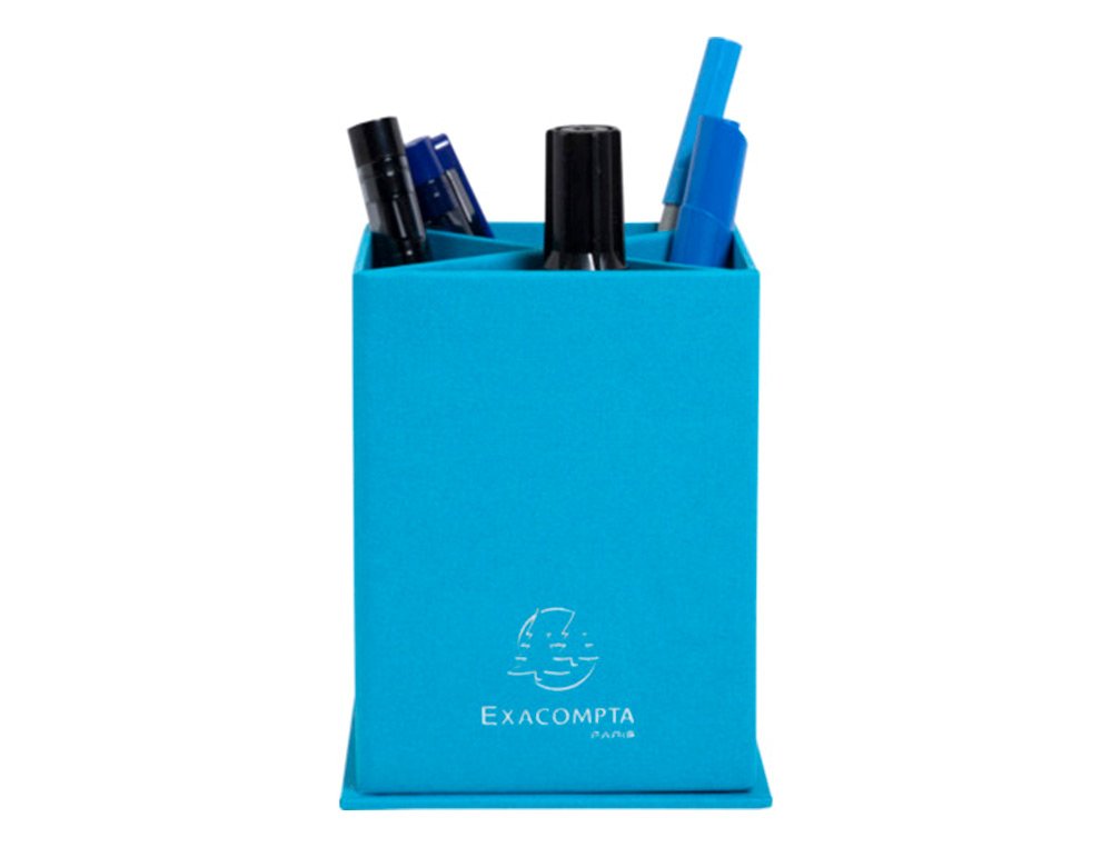 POT A CRAYONS CARRE EXACOMPTA TEKSTO ASSOR 4 COMPATIMENTS