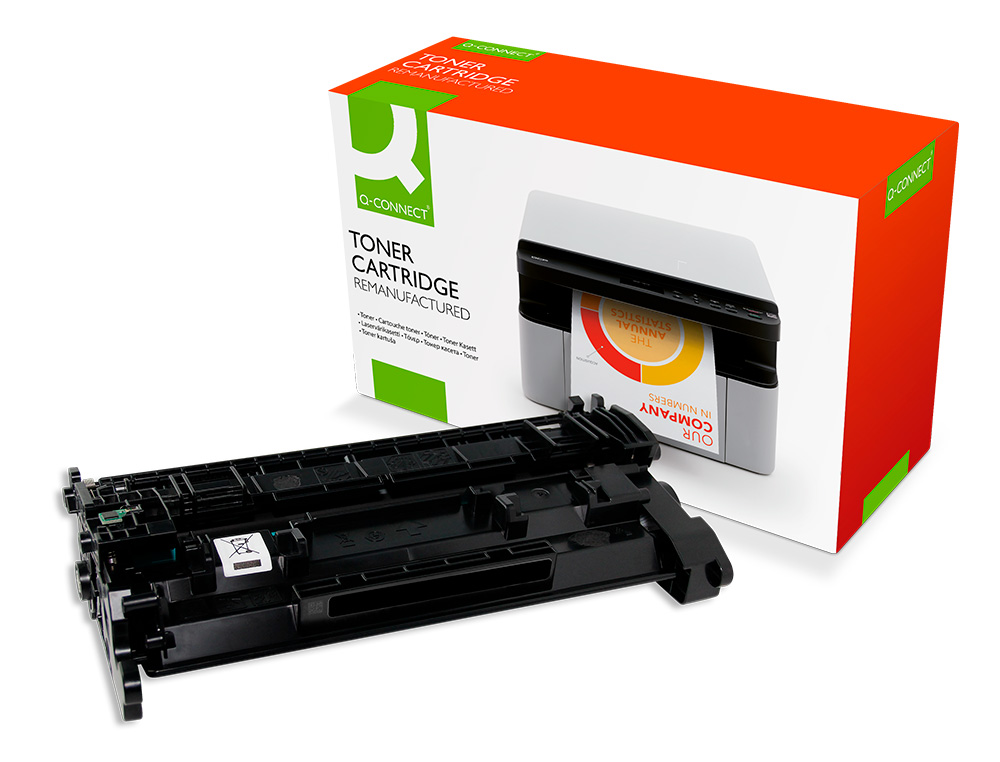 TONER Q-CONNECT COMPATIBLE HP CF226X LASERJET PRO M402, MFP M426 9000P (HC) NOIR