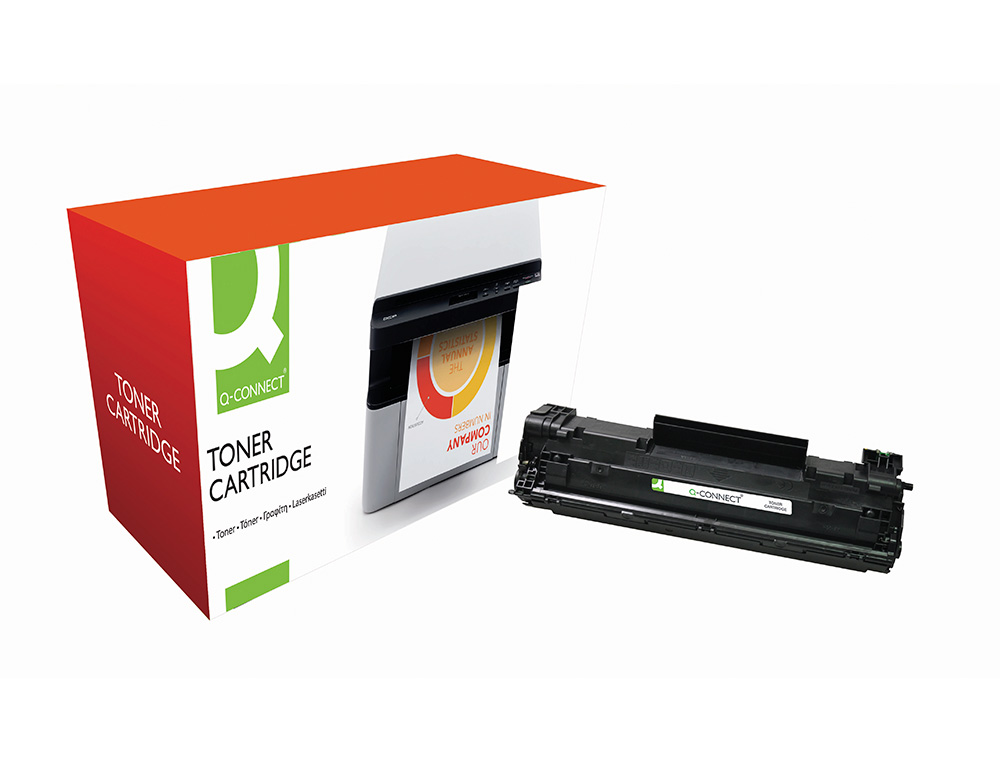 TONER Q-CONNECT COMPATIBLE HP CF283X 83XQCN IMPRIMANTES LASERJET M125 127 2200P NOIR