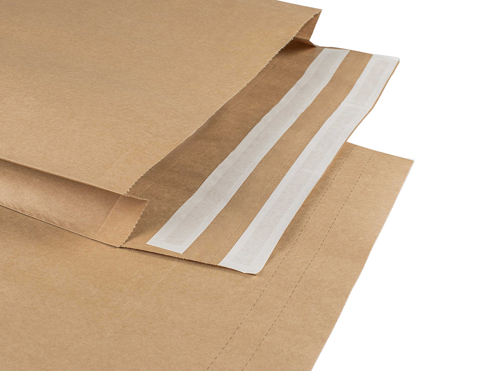 POCHETTE ALLER RETOUR TAILLE S AUTO-ADH SIVE 300X370X80 MM BOITE DE 250 UNITES