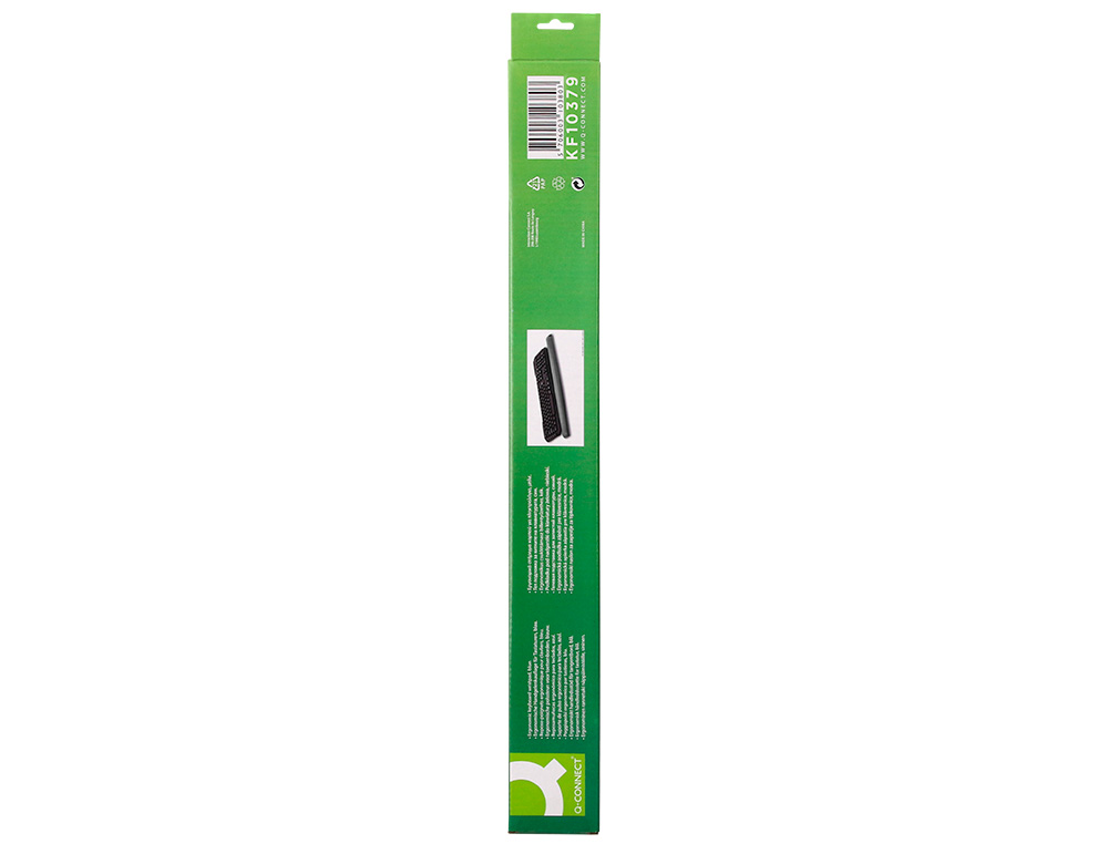 REPOSE-POIGNETS Q-CONNECT GEL POUR CLAVIER 525X58X17MM      COLORIS NOIR