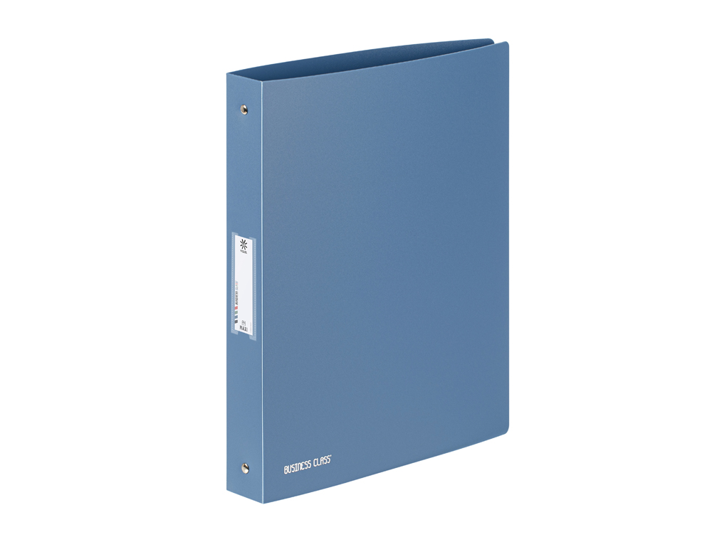 CLASSEUR VIQUEL BUSINESS CLASS POLYPROPYLENE SOUPLE A4 MAXI DOS 4CM 4 ANNEAUX COLORIS ALEATOIRE