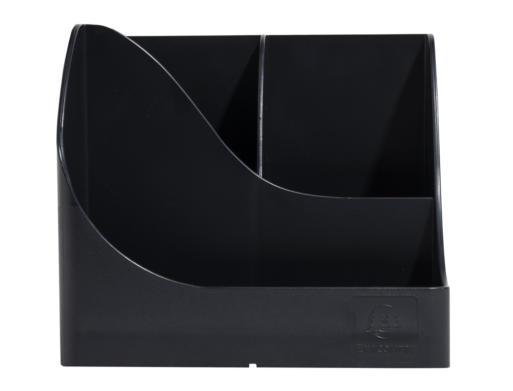 POT A CRAYONS EXACOMPTA PEN-WAVE NEO DECO 5 COMPARTIMENTS COLORIS NOIR