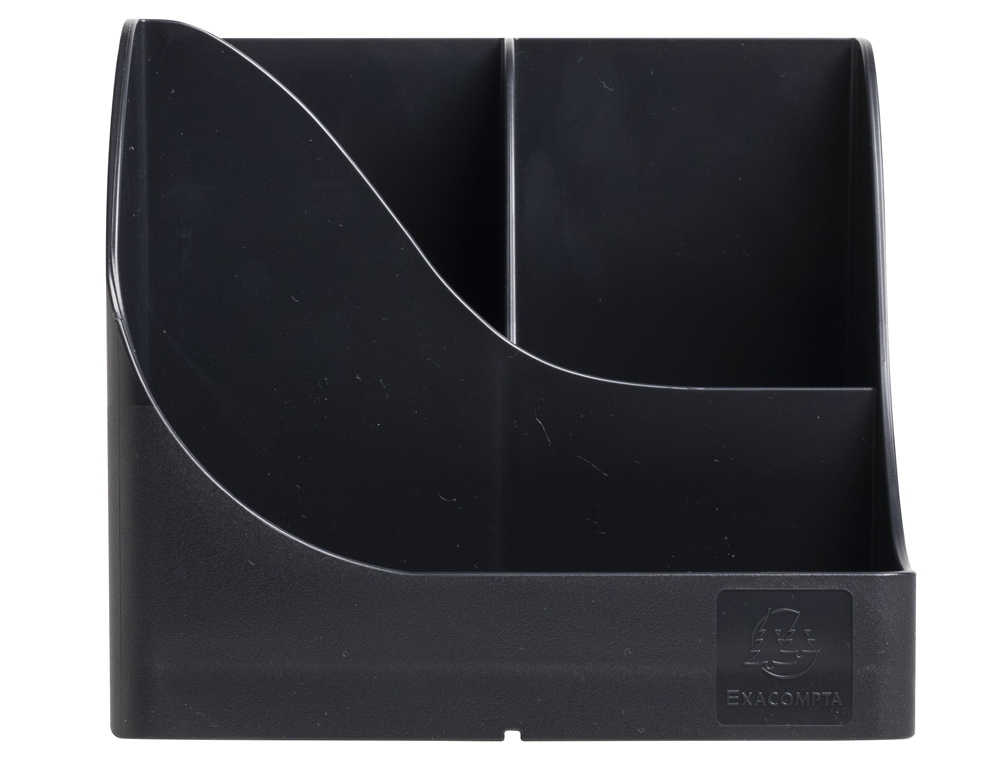 POT A CRAYONS EXACOMPTA PEN-WAVE NEO DECO 5 COMPARTIMENTS COLORIS NOIR