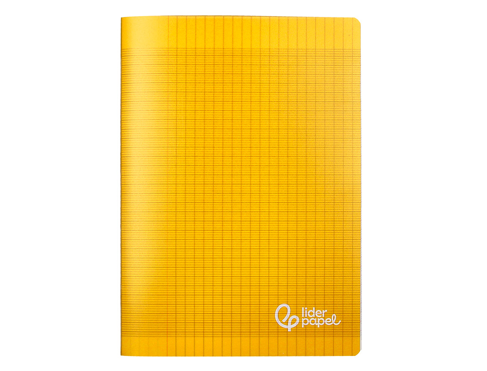 CAHIER PIQURE LIDERPAPEL COUVERTURE PP 240X320MM 96P SEYES COLORIS JAUNE