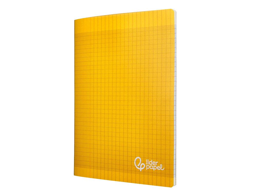 CAHIER PIQURE LIDERPAPEL COUVERTURE PP 240X320MM 96P SEYES COLORIS JAUNE