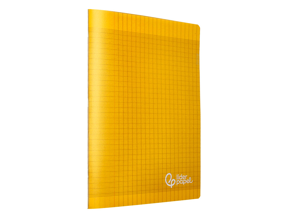 CAHIER PIQURE LIDERPAPEL COUVERTURE PP 240X320MM 96P SEYES COLORIS JAUNE