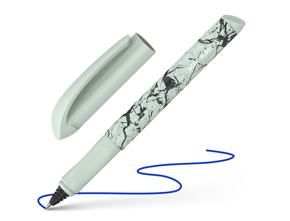 ROLLER A CARTOUCHE SCHNEIDER EASY TRAIT MOYEN ENCRE BLEU EFFACABLE COLORIS MENTHE