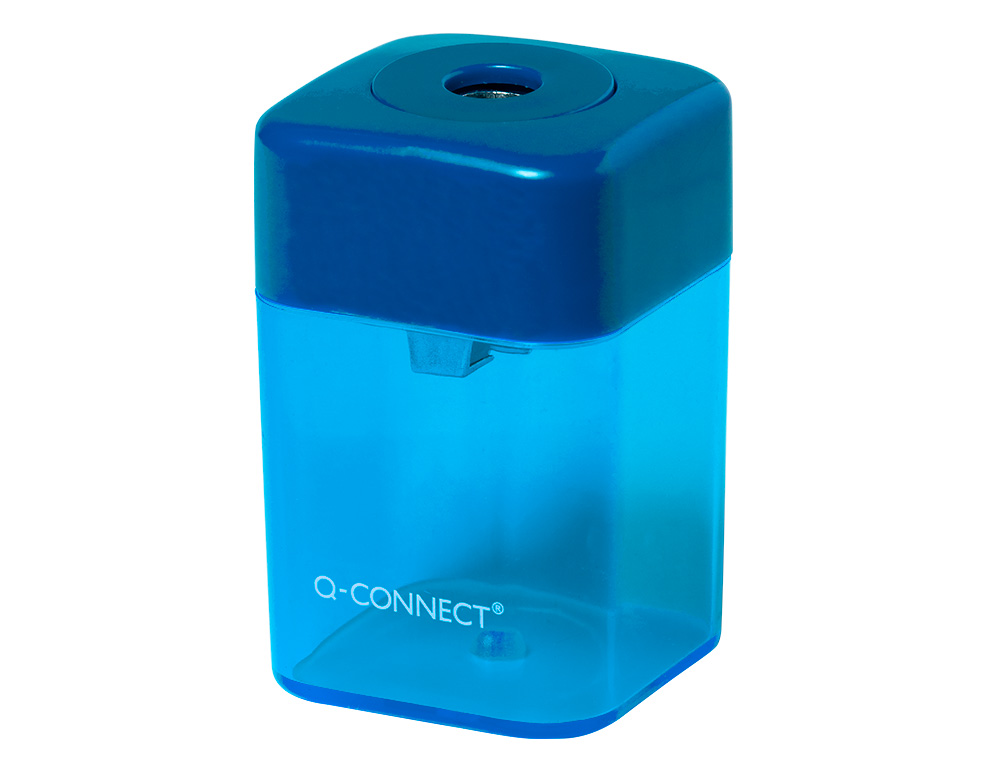 TAILLE-CRAYON Q-CONNECT ÉCONOMIQUE RÉSERVOIR PLASTIQUE TRANSPARENT 1 USAGE