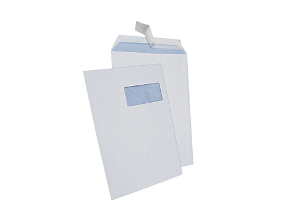 POCHETTE GPV EVERYDAY ADHESI VE VÉLIN BLANC 90G C4 229X324MM FENÊTRE 50X100MM BOÎTE 250 UNITÉS