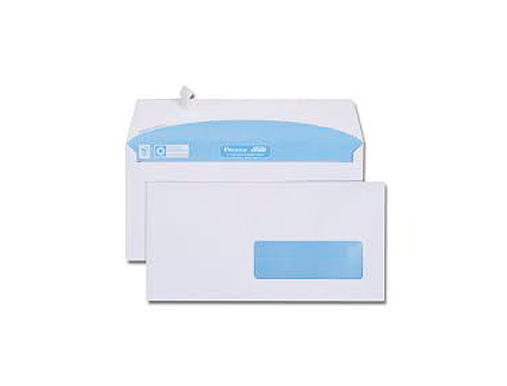 ENVELOPPE GPV DL 110X220MM 90G ADHSIVE FERMETURE RAPIDE SCURISE DFINITIVE FENTRE 35X100MM BLANCHE BOTE 500 UNITS