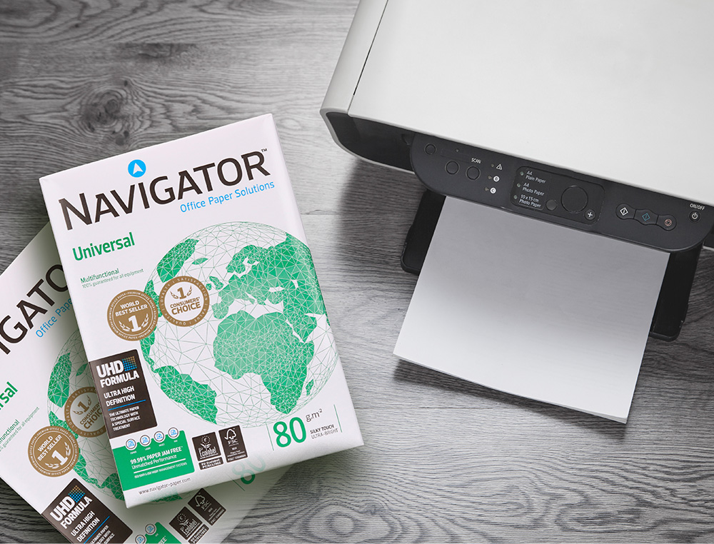 PAPIER NAVIGATOR MULTIFONCTION UNIVERSAL A4 80G BLANCHEUR 169 OPACIT 95 RIGIDIT 120 QUALIT SUPRIEURE 500 FEUILLES