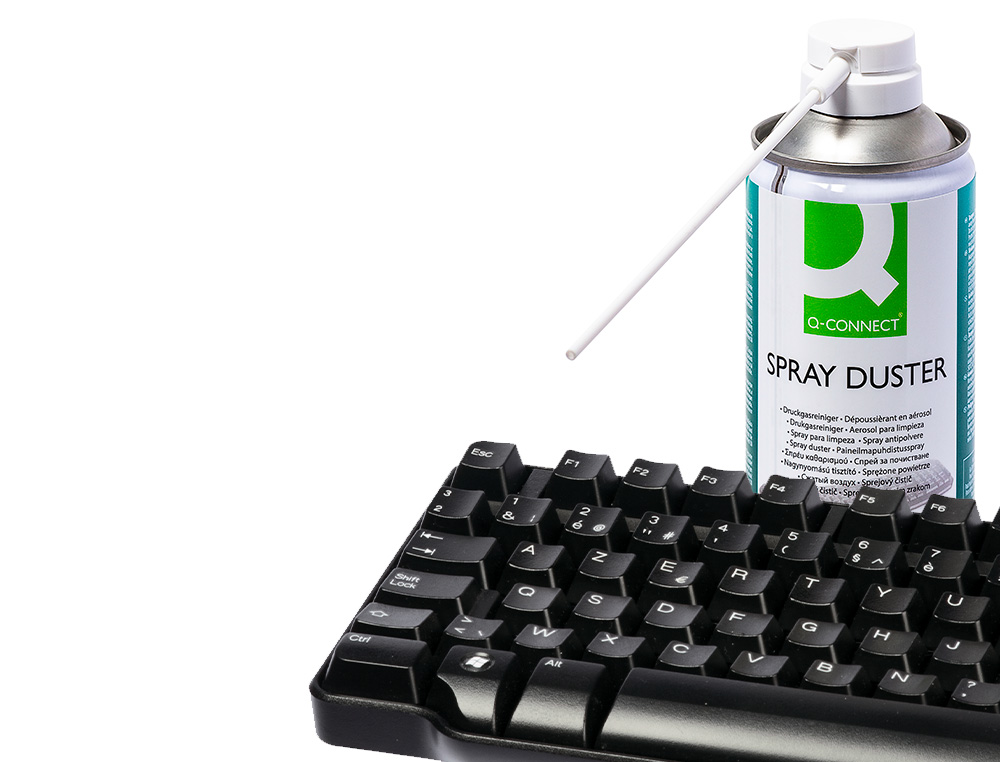 VAPORISATEUR Q-CONNECT DÉPOUSSIÉRANT UNIVERSEL GAZ SEC SANS HFC ÉCOLOGIQUE AÉROSOL 400ML
