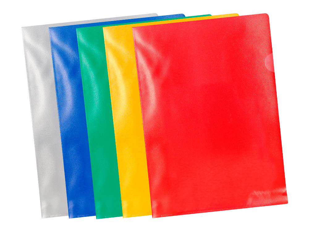 POCHETTE COIN Q-CONNECT POLYPROPYLNE GRAIN CONOMIQUE 12/100E COLORIS ASSORTIS TRANSPARENT BOTE 100 UNITS