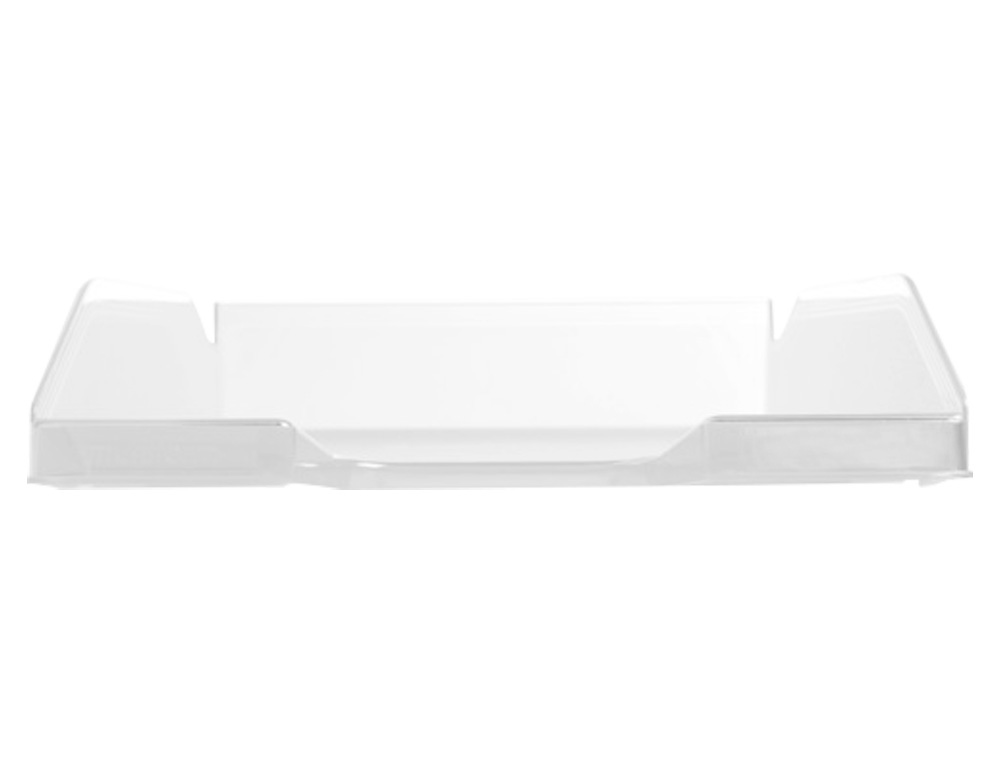 CORBEILLE À COURRIER Q-CONNECTPOLYPROPYLÈNE DOCUMENTS A4+ 240X320MM EMPILABLE 350X255X65MM COLORIS CRISTAL
